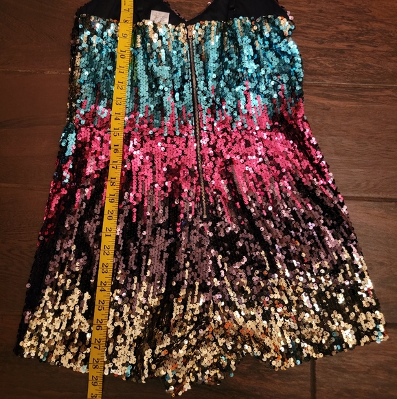 Sequin Short Romper - Picture 3 of 4
